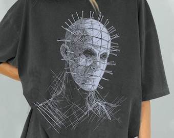 Retro 80s Horror Graphic Tee: Hell Movie Inspired Shirt