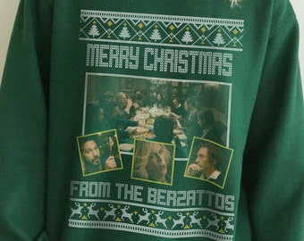 Die Bären-TV-Show Weihnachtsstrickjacke, Jeremy Allen weißes WeihnachtsSweatshirt Die Bären-TV-Show, das ursprüngliche Beef Red Green Holiday Rundhalsausschnitt