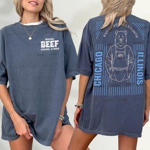 Original Beef Shirt, Retro Chicago Illinois Restaurant Merch, The Original Berf Chicagoland Bear Tattoos TV Show Inspired Graphic Tee