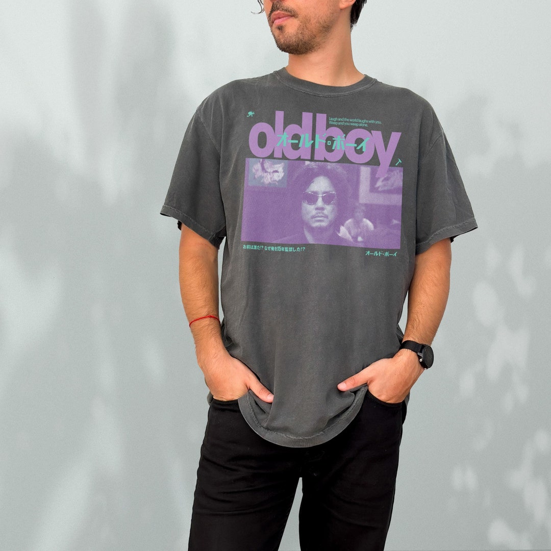 Vintage South Korean Movie T-Shirt: Y2K Cult Classic Shirt for Old Boy