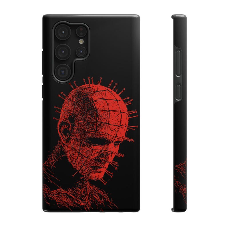 80s Horror Movie Phone Case: Grunge Hellraiser Style image 5