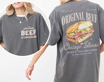 Original Beef Chicagoland T-Shirt, Retro Chicago TV Show Sandwich Tee