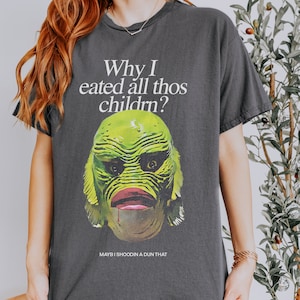 Weird Creature from the Black Lagoon T-Shirt, Funny Vintage Horror Movie Memorabilia Shirt