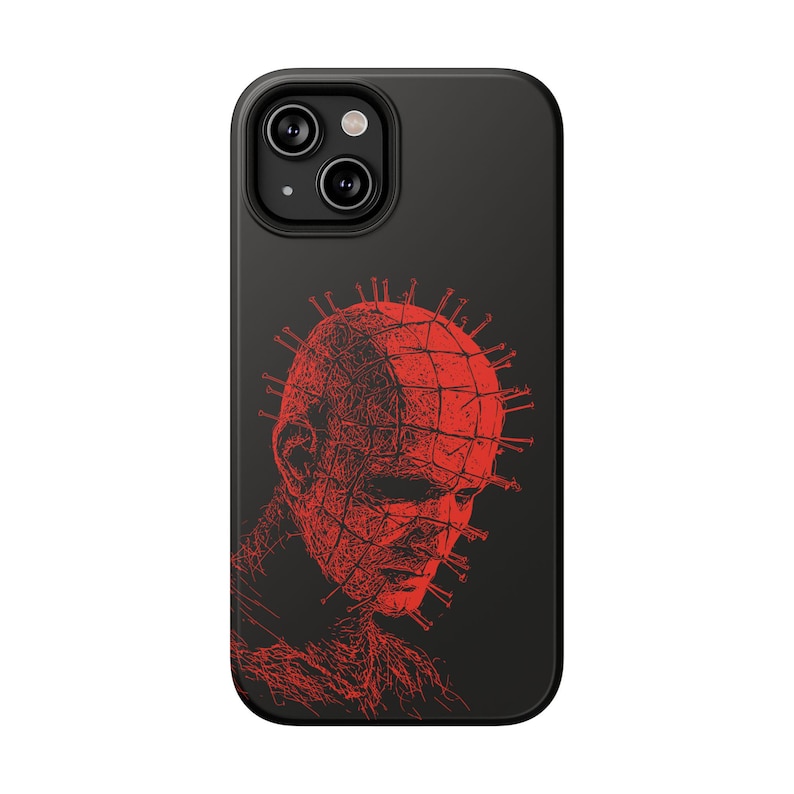 80s Horror Movie Phone Case: Grunge Hellraiser Style image 9