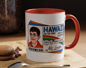 McLovin Driver's License Mug, Funny Colorful Movie Coffee Cup Collectible