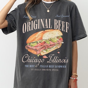 Retro Original Beef Restaurant Shirt, Vintage TV Show Inspired Graphic Tee, Jeremey Allen White Merch Chicagoland Bear, Every Second Counts