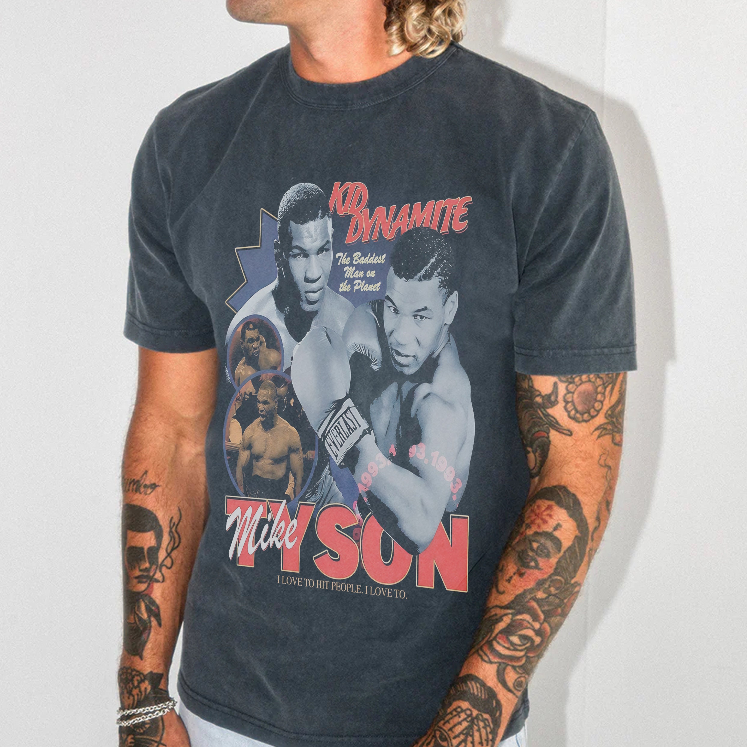 Retro Mike Tyson Bootleg T-shirt, Vintage Boxing Graphic Tee Retro Mike Tyson Bootleg T-shirt, Vintage Boxing Graphic Tee