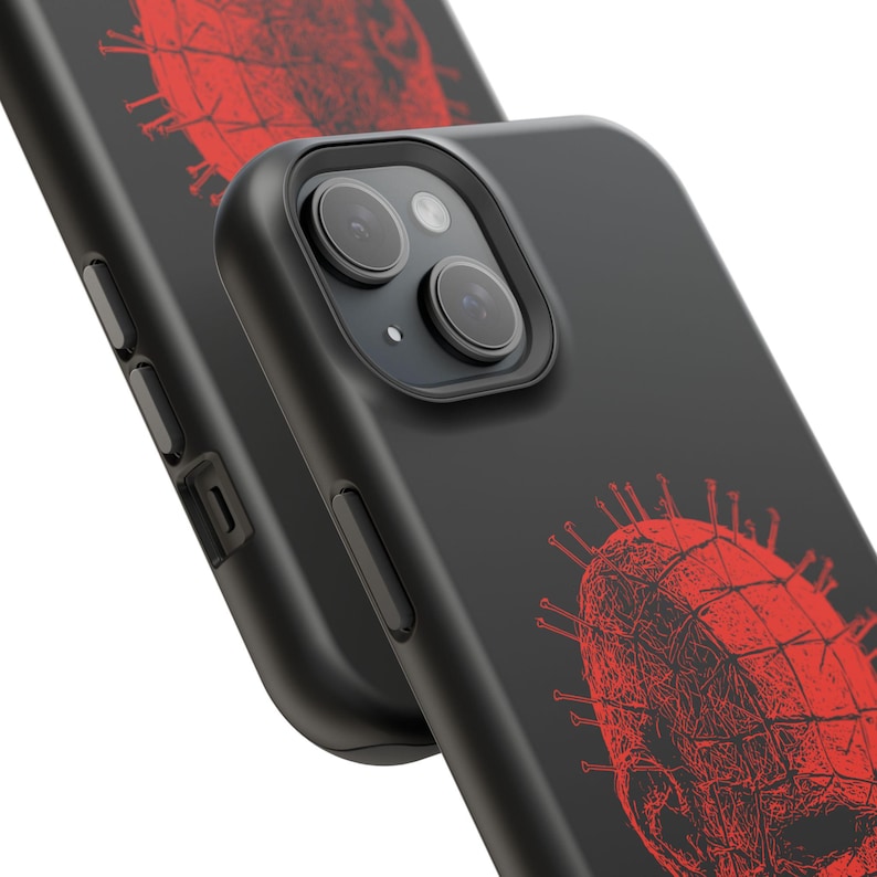 80s Horror Movie Phone Case: Grunge Hellraiser Style image 8