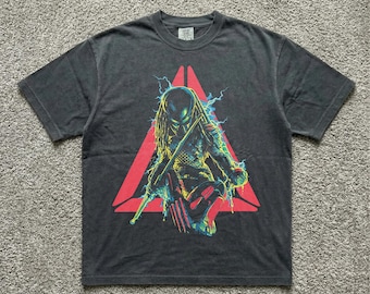 80's Movie T-Shirt, Retro Cult Classic Action Film Predator Monster Graphic Tee