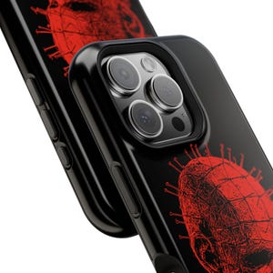 80s Horror Movie Phone Case: Grunge Hellraiser Style image 6