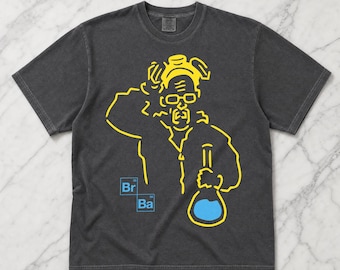 Walter White T-Shirt, Minimal Heisenberg Periodic Table TV Show Graphic Tee