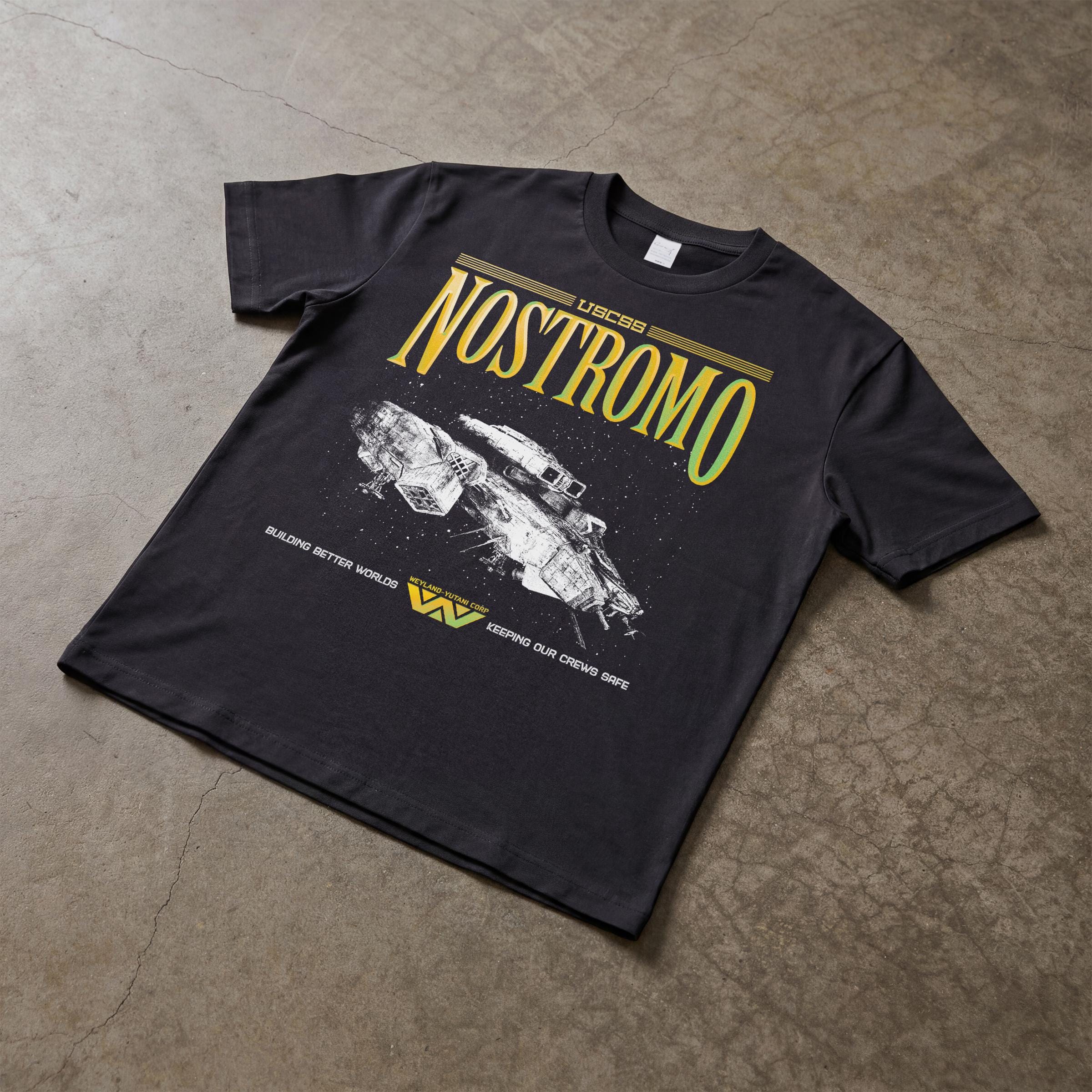 Alien Weyland Yutani USCSS Nostromo Logo Graphic T-shirt - Etsy