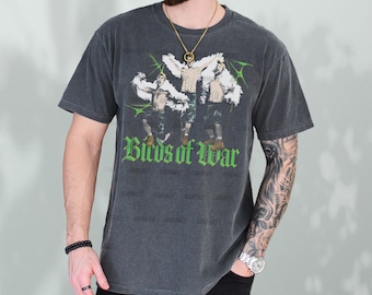 Birds of War Wrestling Graphic Tee - Paddy's Pub Always Sunny Philly T-Shirt