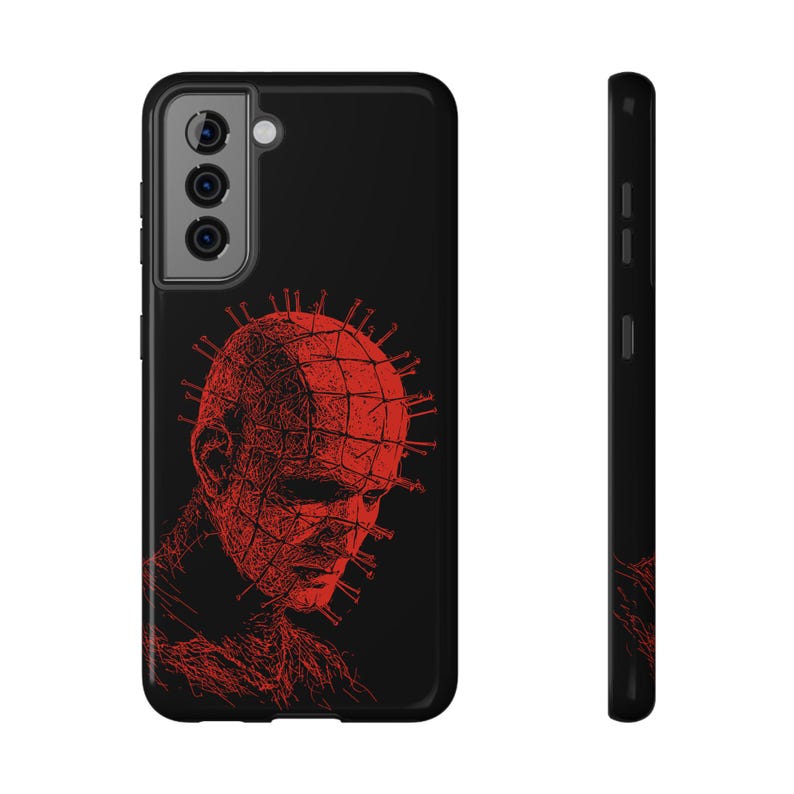 80s Horror Movie Phone Case: Grunge Hellraiser Style image 2