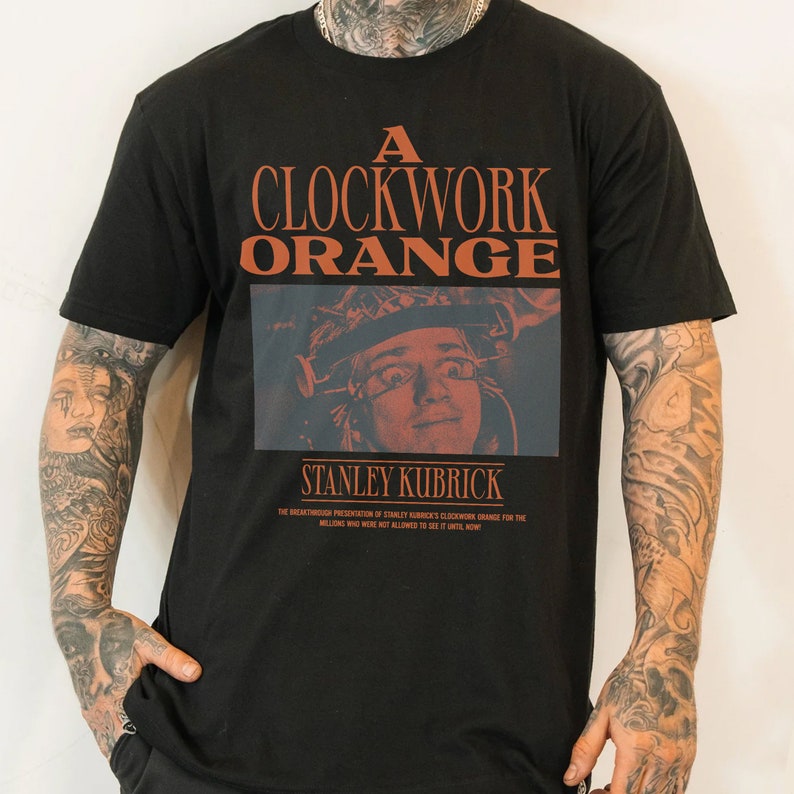 A Clockwork Orange Tshirt Unisex Vintage Faded Stanley Etsy