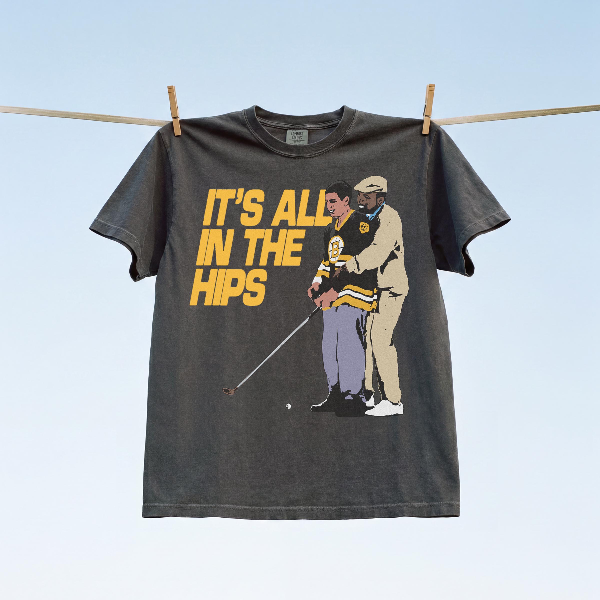 90年代ゴルフ映画Tシャツ：すべてはヒップ次第、おもしろいチャブス 