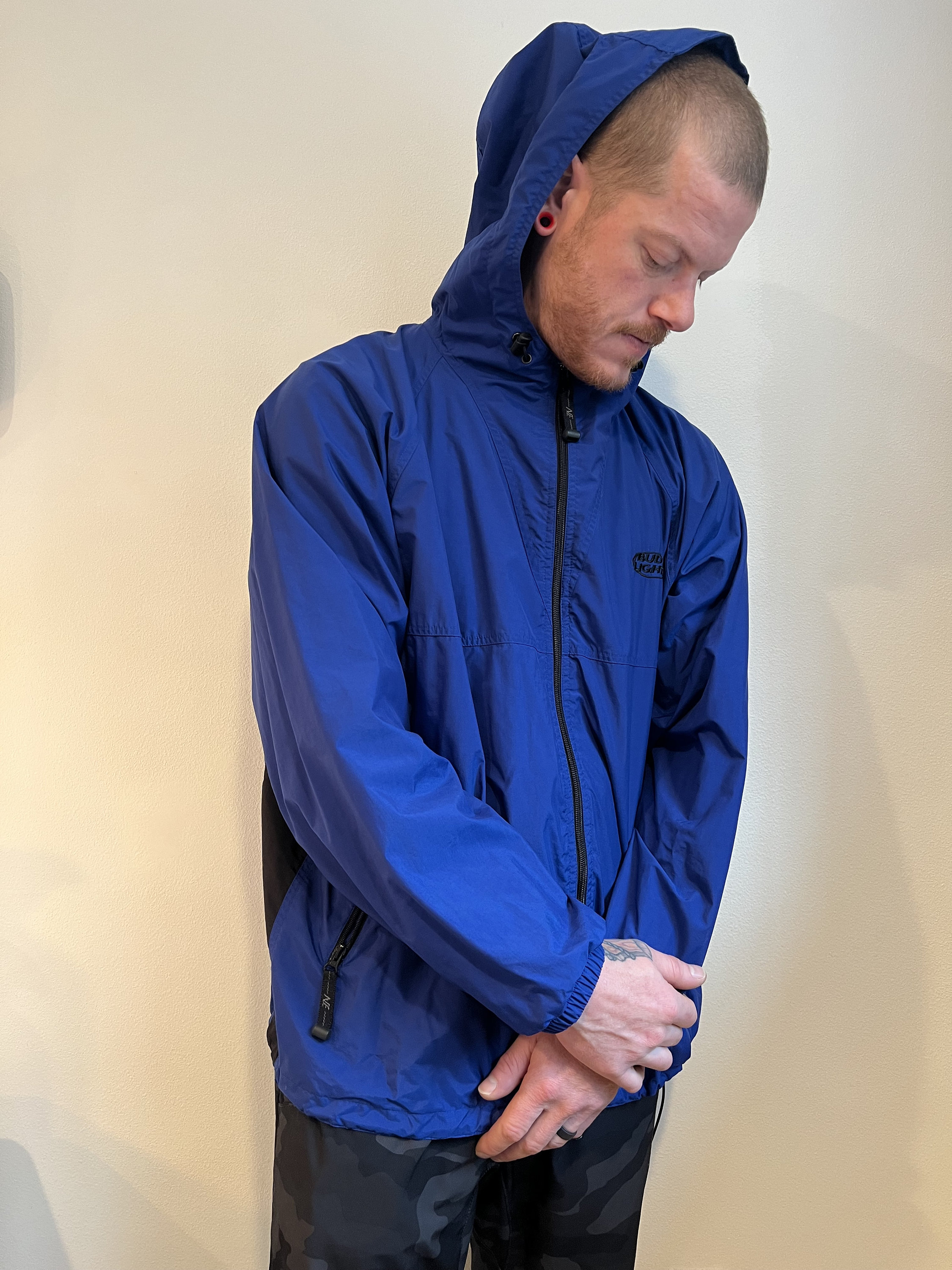 Bud Light Wind Breaker Jacket by North End All Climate Wear Size Men s XL Etsy UK