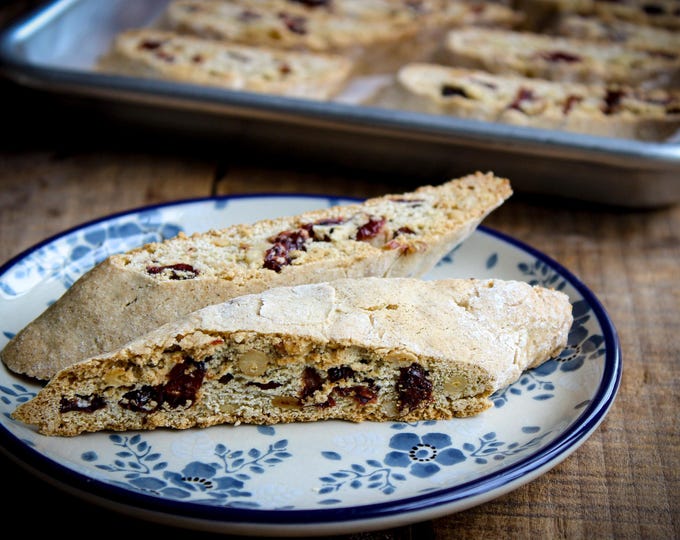 Featured listing image: Cranberry & Pine Nut Biscotti