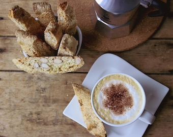 Classic Italian Cantucci with Almonds & Saffron