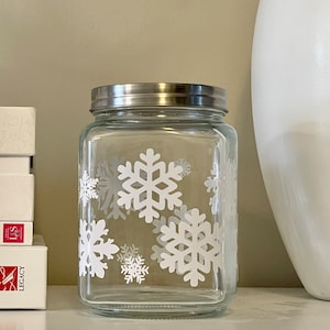 Holiday Time Christmas Ornament Embossed Glass Beverage Dispenser, 1.5  Gallon