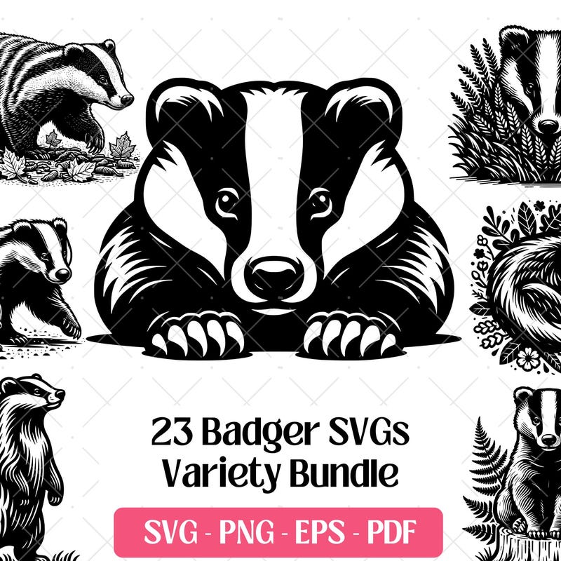 Badger Engraving Files - Etsy