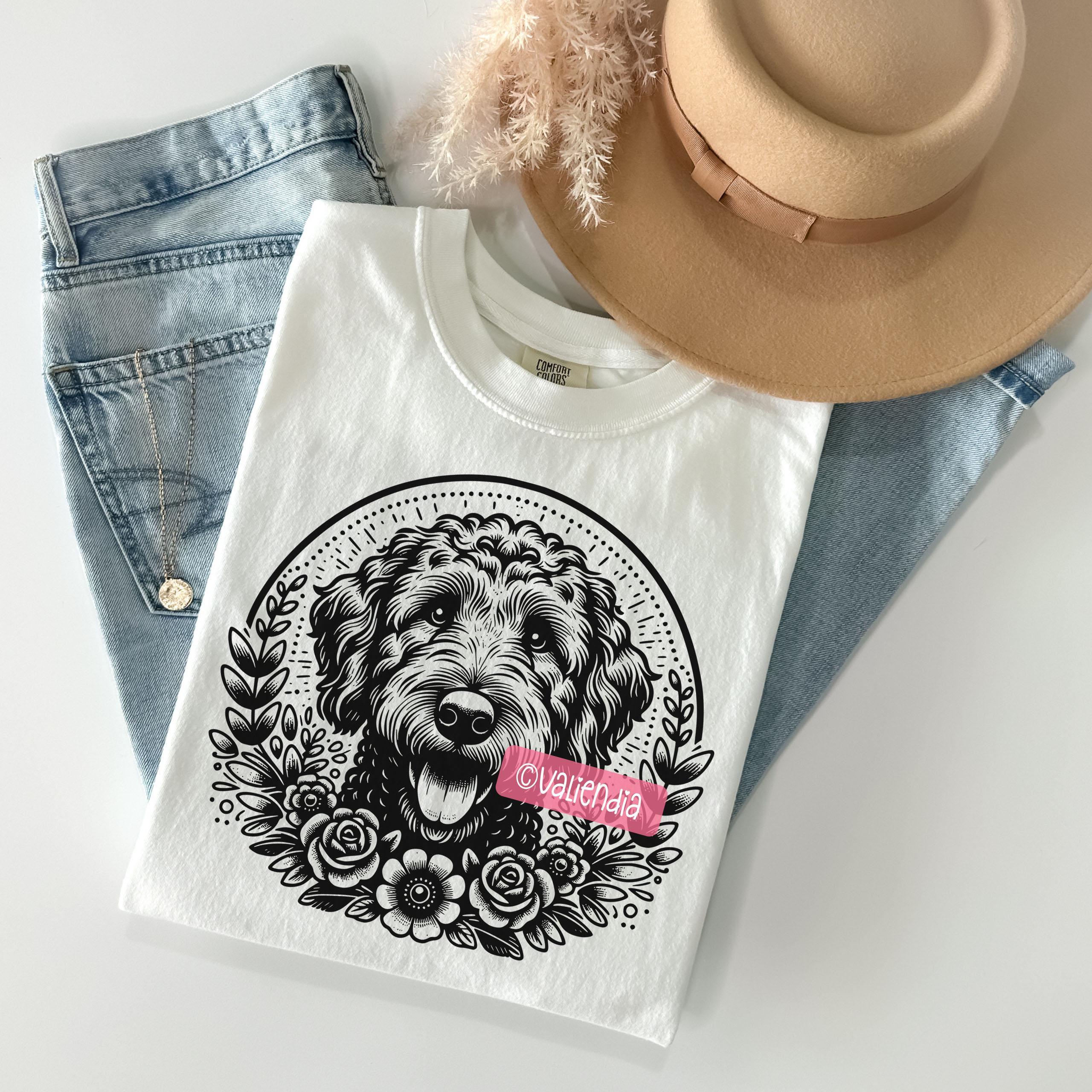 Labradoodle SVG Bundle · Doodle Fluffy Dog Clipart PNG · Cricut Files ...