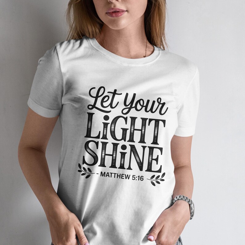 Let Your Light Shine SVG · Christian Bible Clipart PNG · Cricut Files ...