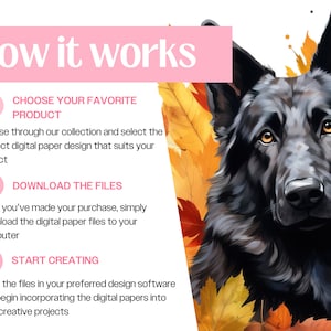 Dogs in the Fall 404 Dogs Clipart Bundle Watercolor Puppy and Dog PNG for Sublimation, 111 Breeds Dog Designs Digital Download Print Art Bild 7