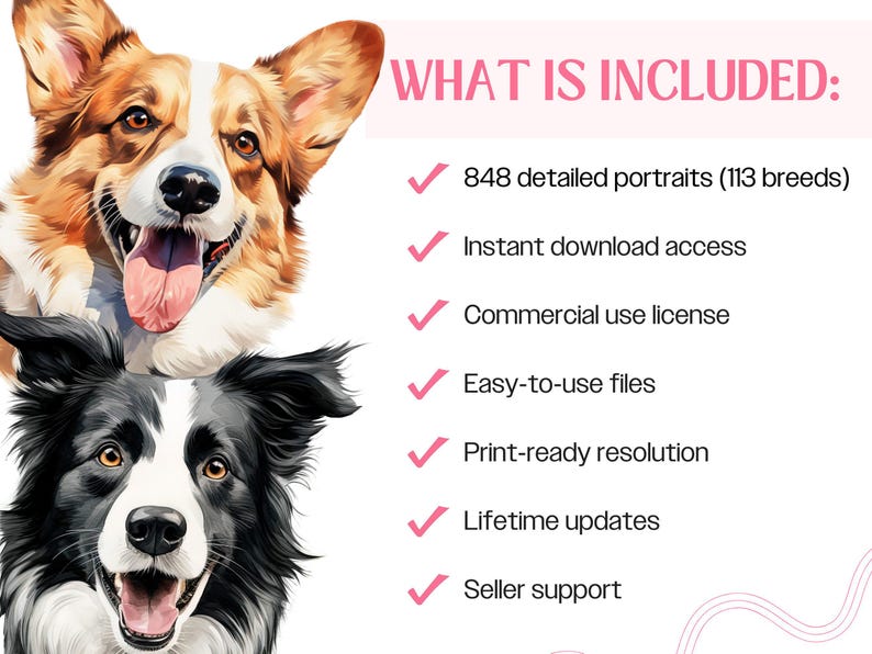 Dog Clipart Bundle · Puppy Breed Canine Clipart PNG · Cricut Files bild 10