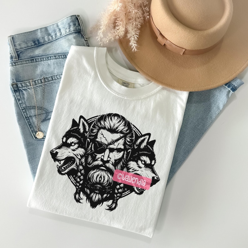 Odin SVG Bundle · Viking Norse Mythology God Clipart PNG · Cricut image 2