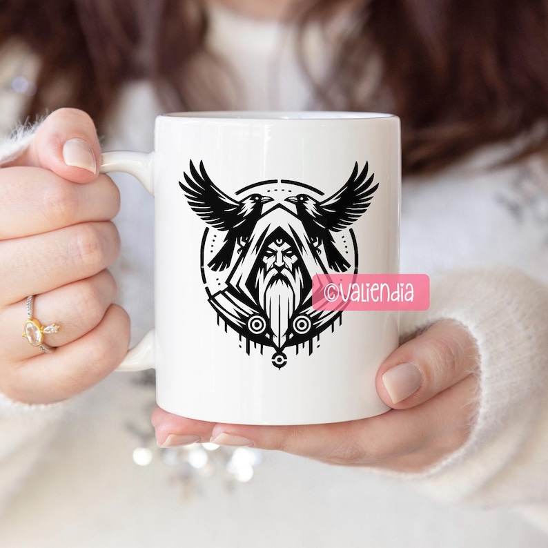 Odin SVG Bundle · Viking Norse Mythology God Clipart PNG · Cricut image 8