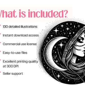 Celestial Boho SVG Bundle · Magical Wiccan Clipart PNG · Cricut image 10