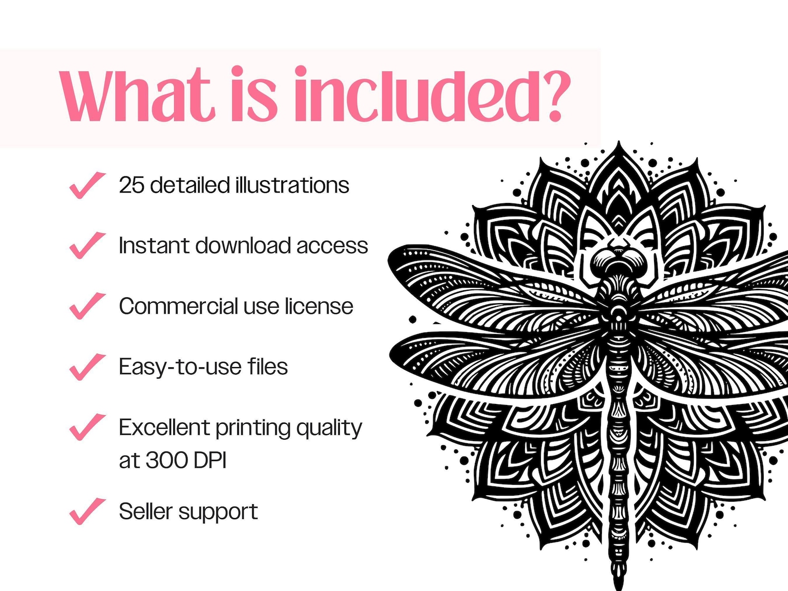 Dragonfly SVG Bundle · Floral Nature Boho Insect Clipart PNG · Cricut ...