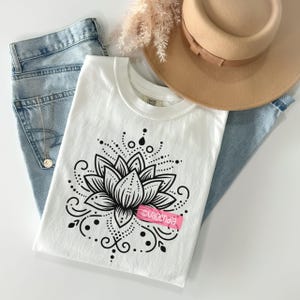 Lotus Blume SVG-Bundle · Yoga Buddha Om Heilige Clipart PNG · Cricut Bild 2