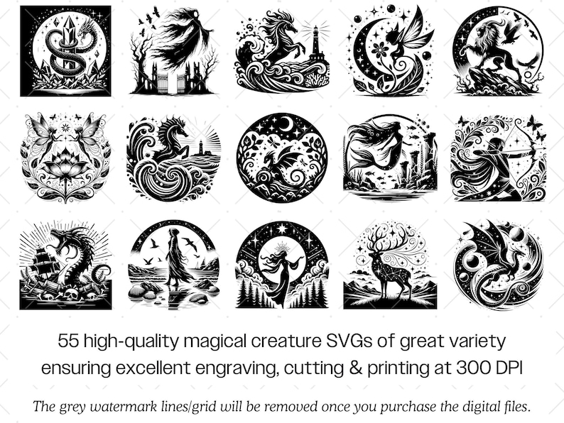 Magische wezens SVG · Fantasy Fairy Dryad clipart PNG · Cricut-bestanden afbeelding 3
