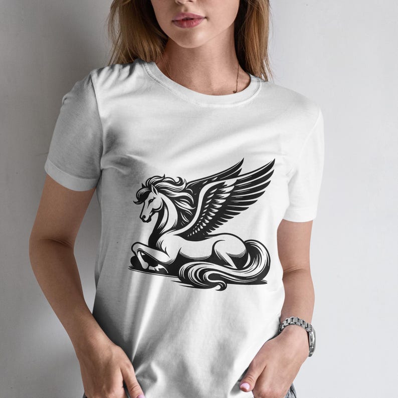 Pegasus SVG Bundle · Mythical Winged Horse Clipart PNG · Cricut Files ...