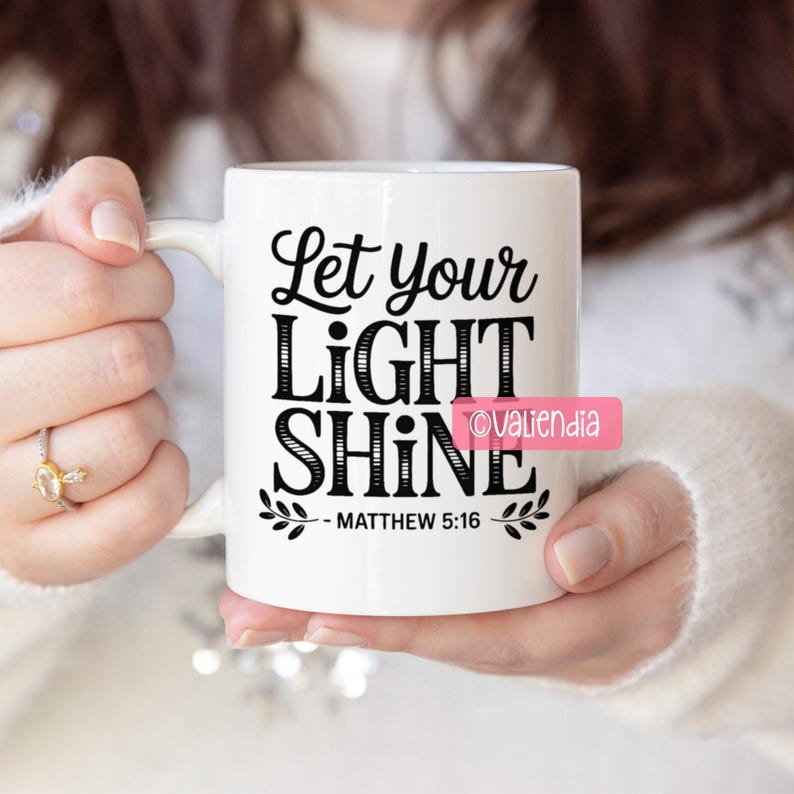 Let Your Light Shine SVG · Christian Bible Clipart PNG · Cricut Files ...