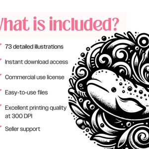 Ozean Tier SVG Bundle · Meereswelt Clipart PNG · Cricut Dateien Bild 11