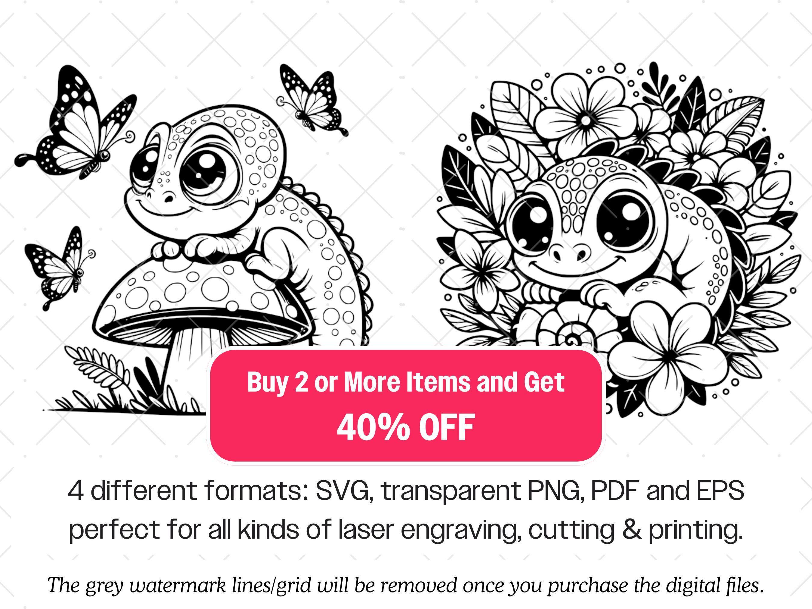 Chameleon SVG Bundle · Reptile Lizard Tropical Clipart PNG · Cricut - Etsy