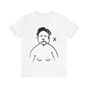 Sad Elon Shirtless V1 Unisex Jersey Short Sleeve Tee