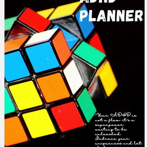 ADHD Planner Adult, Printable ADHD Productivity Journal, Digital ADHD Life Planner, Adhd Journal, Ultimate adhd organizer journal