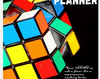 ADHD Planner Adult, Printable ADHD Productivity Journal, Digital ADHD Life Planner, Adhd Journal, Ultimate adhd organizer journal
