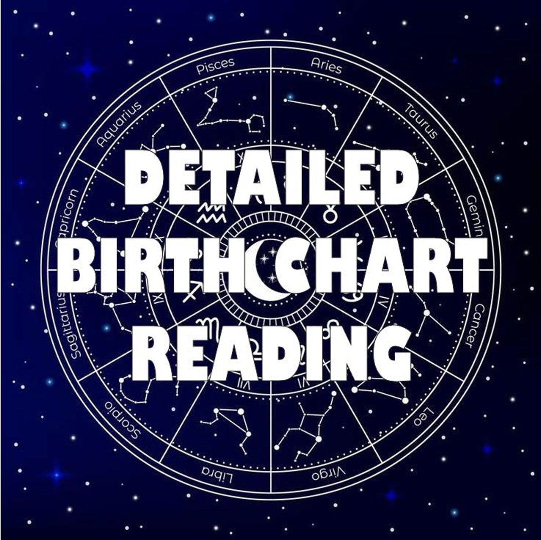Indepth Natal Chart Reading Etsy