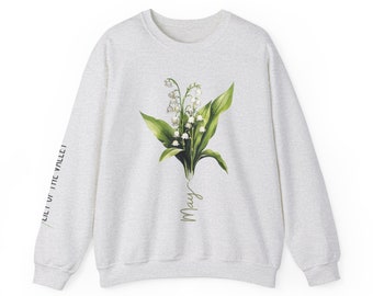 Lily of the Valley Sweatshirt - May Birth Month Flower Gift