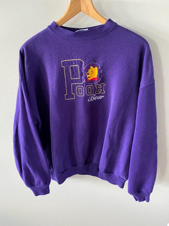 Vintage Purple Disney Winnie the Pooh Crewneck - image 2