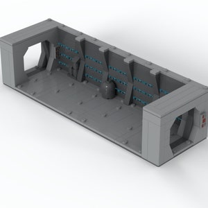 Pasillo de Lego Star Wars MOC / 228 piezas / Instrucciones digitales únicamente / Incluye lista de piezas /