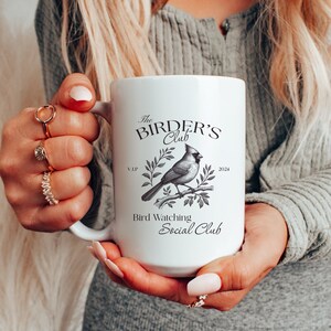 Bird Watching Mug, Cardinal Mug, Bird Lover Gift, Bird Watching Gift, Bird Watcher Gift, Birding Coffee Mug, Cardinal Gift, Birder Gift