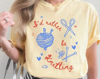 Funny Knitting Sweatshirt: Cozy Gift for Knitters