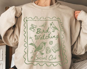 Bird Watching Sweatshirt: Funny Bird Lover Gift, Comfort Colors