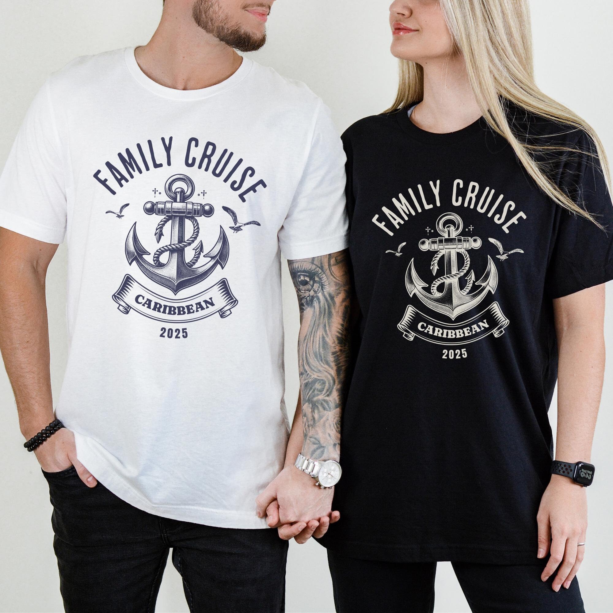 Personalized Family CruiseShirt 2025, Caribbean Cruise Matching Shirts, Custom Family Cruise Squad Group Shirt, Custom Family Cruise Shirts